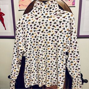 Vintage Holiday Christmas Turtleneck - L/XL